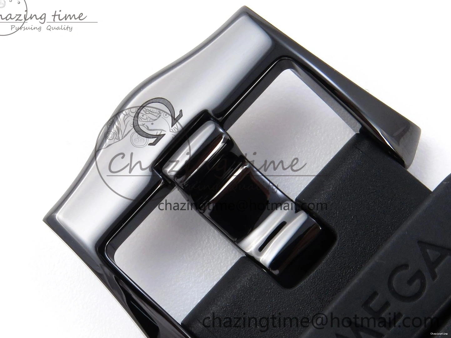 0316 SEAMASTER 300M 43.5MM BLACK CERAMIC VSF 1:1 BEST EDITION BLACK DIAL ON BLACK RUBBER STRAP A FashionForward 7766